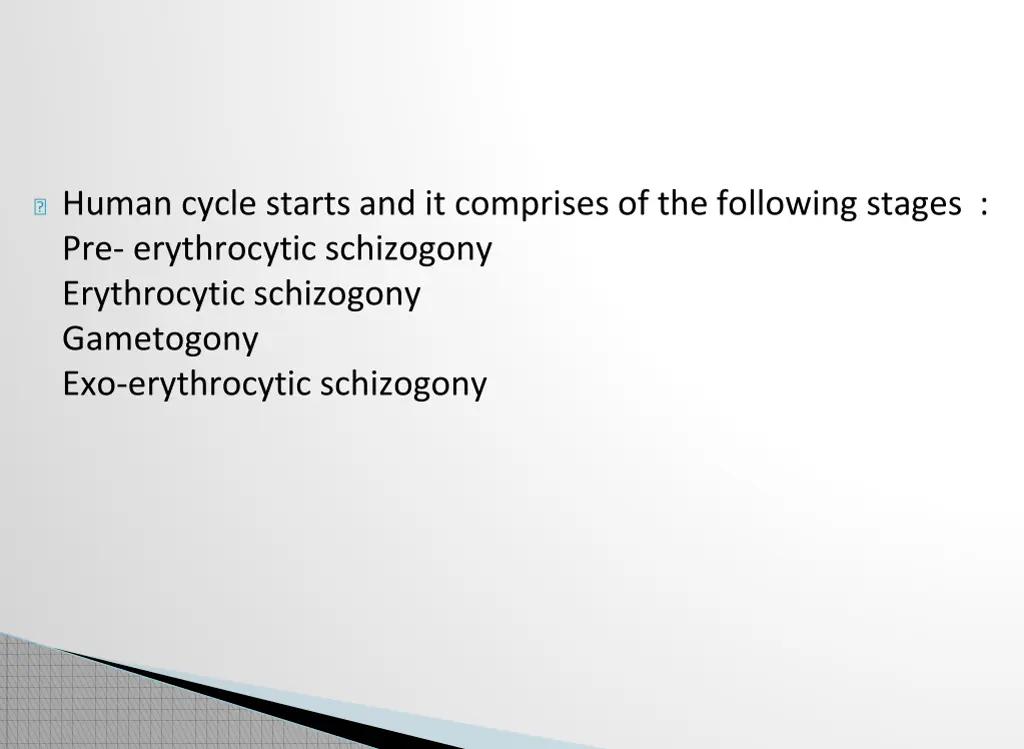 human cycle starts and it comprises