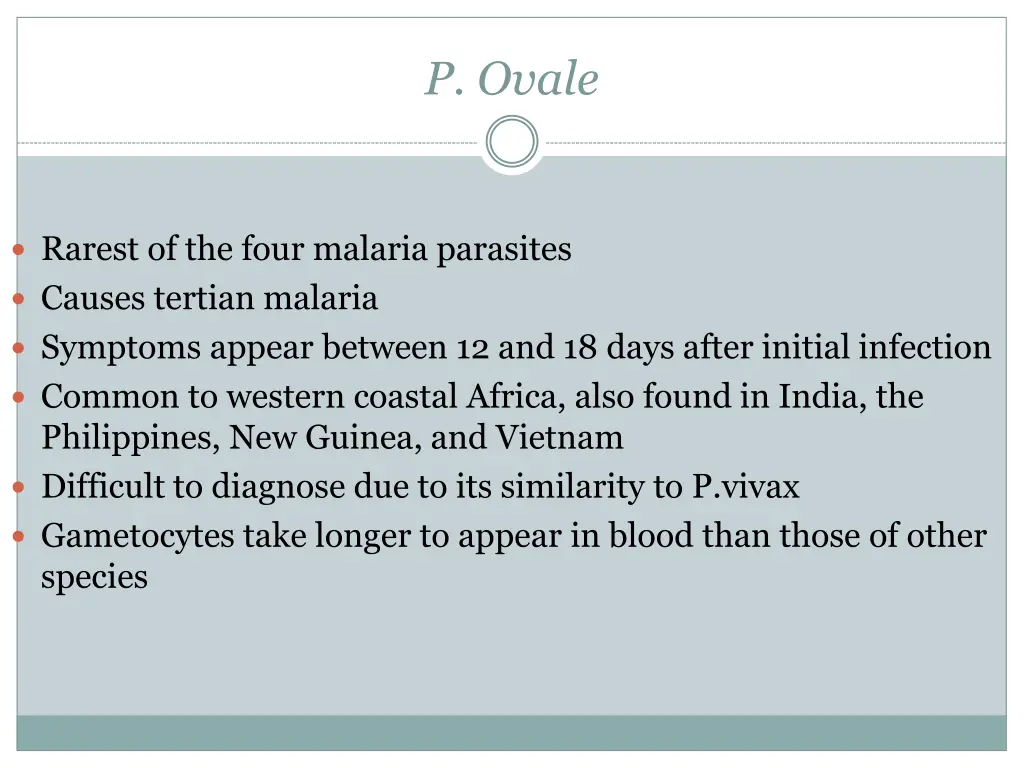 p ovale