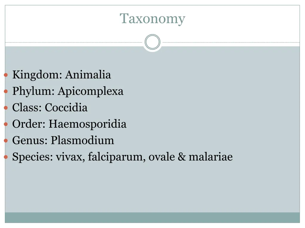 taxonomy