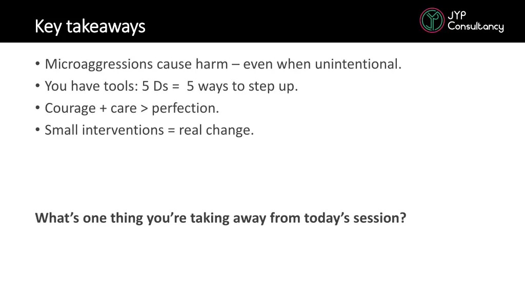 key takeaways key takeaways