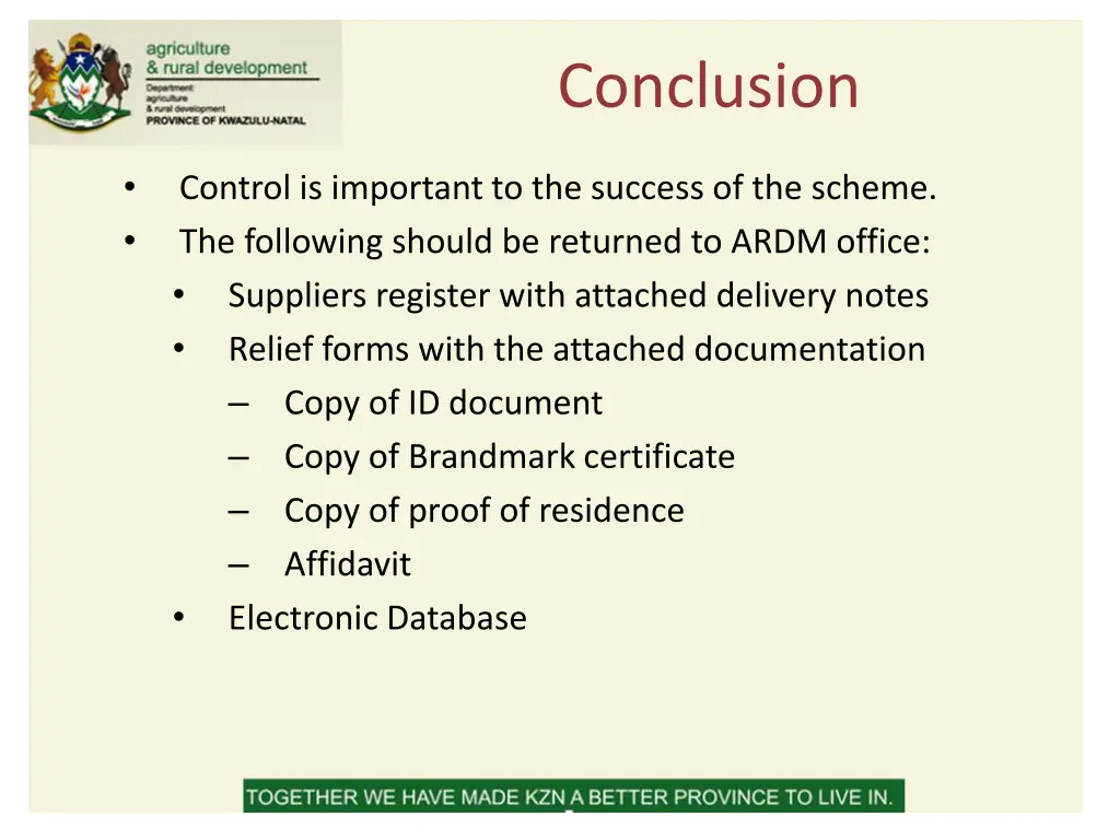 conclusion