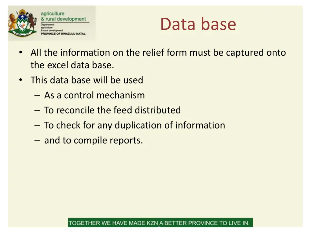 data base