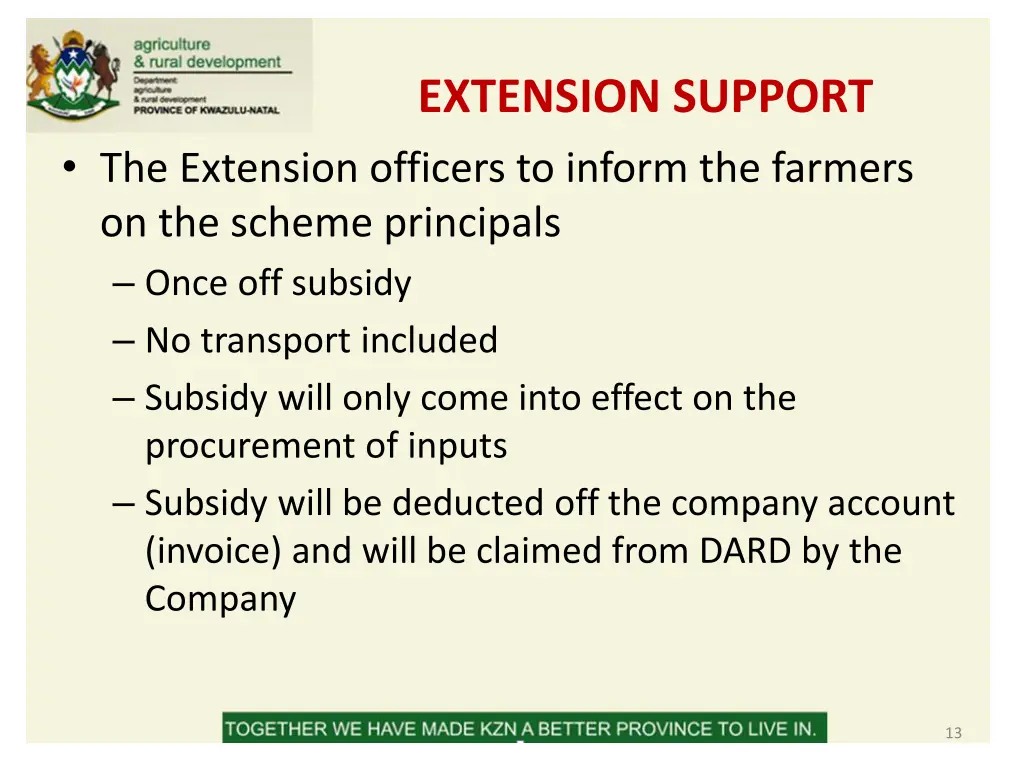 extension support 1