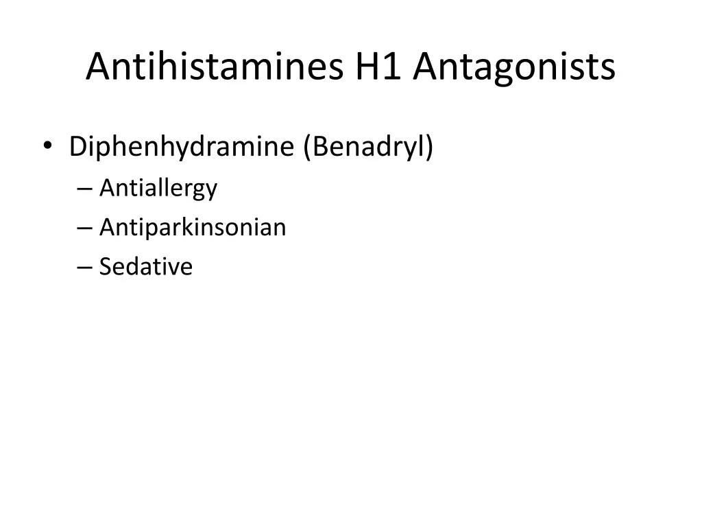 antihistamines h1 antagonists 3