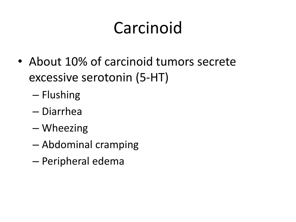 carcinoid