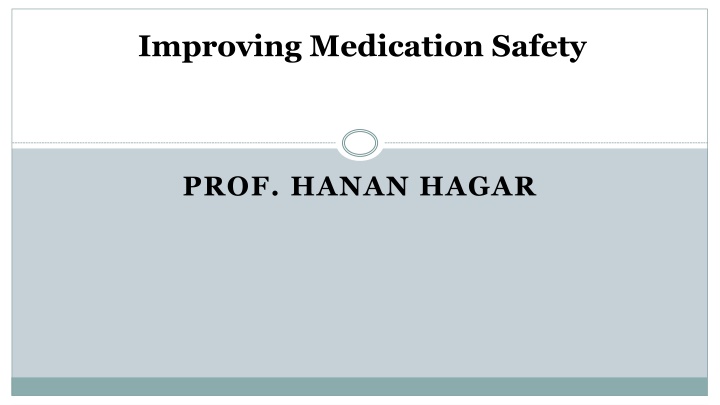 improving medication safety
