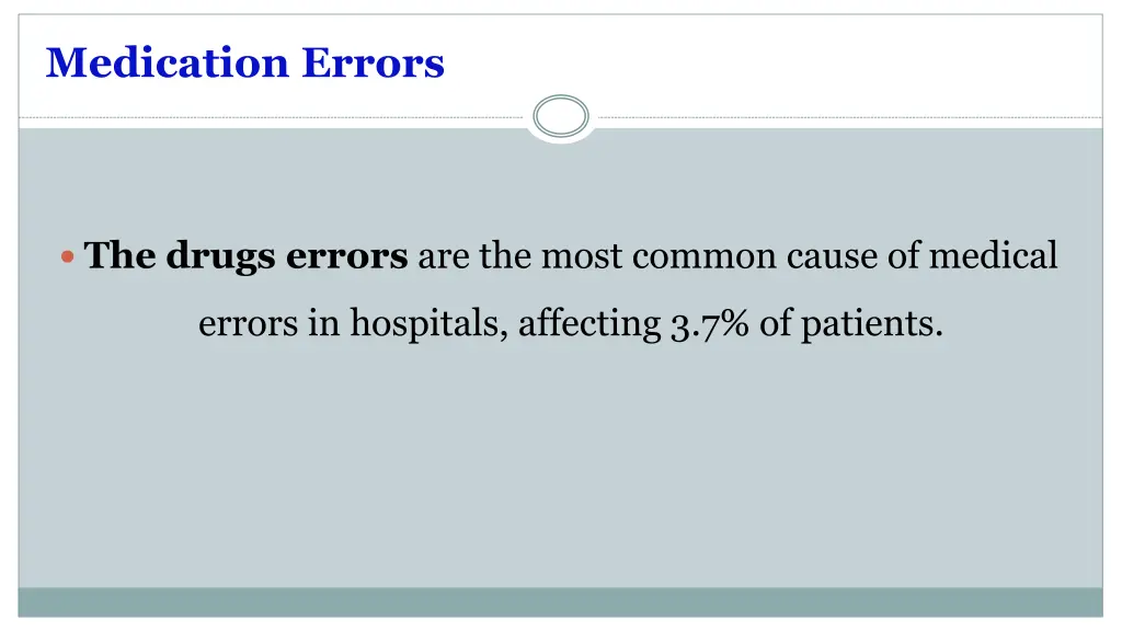 medication errors