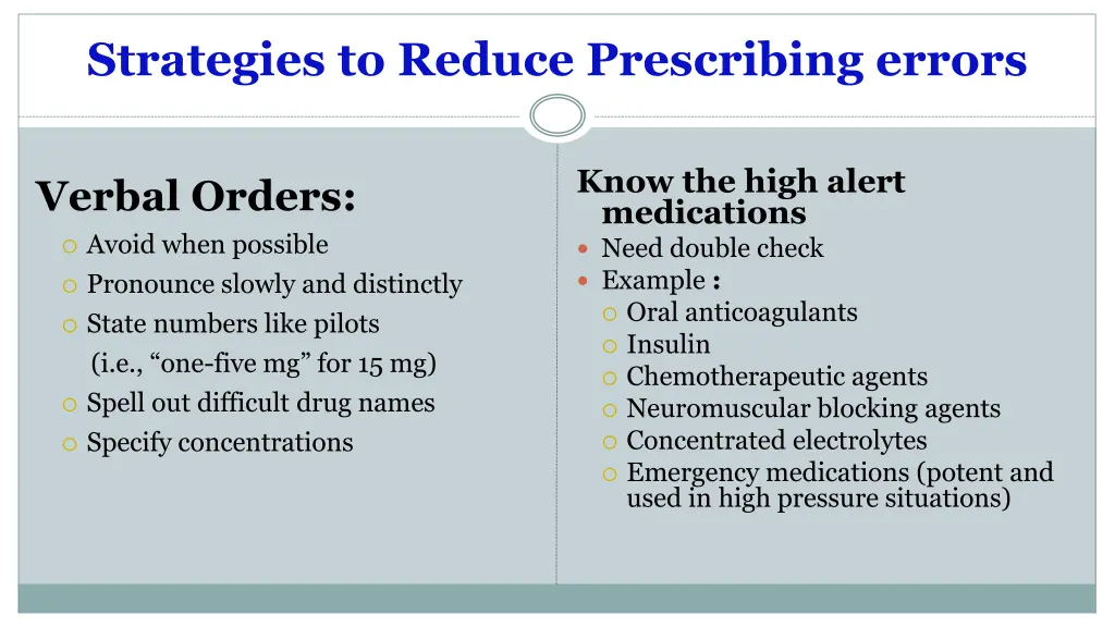 strategies to reduce prescribing errors 5