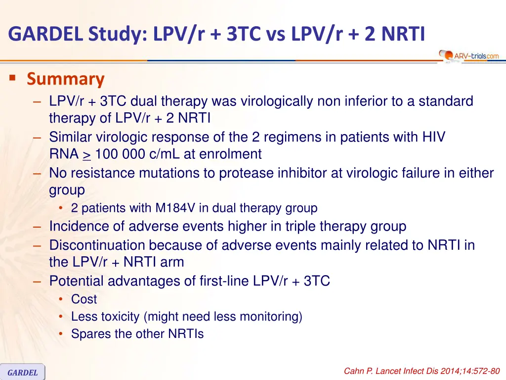 gardel study lpv r 3tc vs lpv r 2 nrti 5