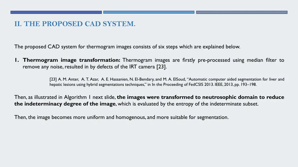 ii the proposed cad system