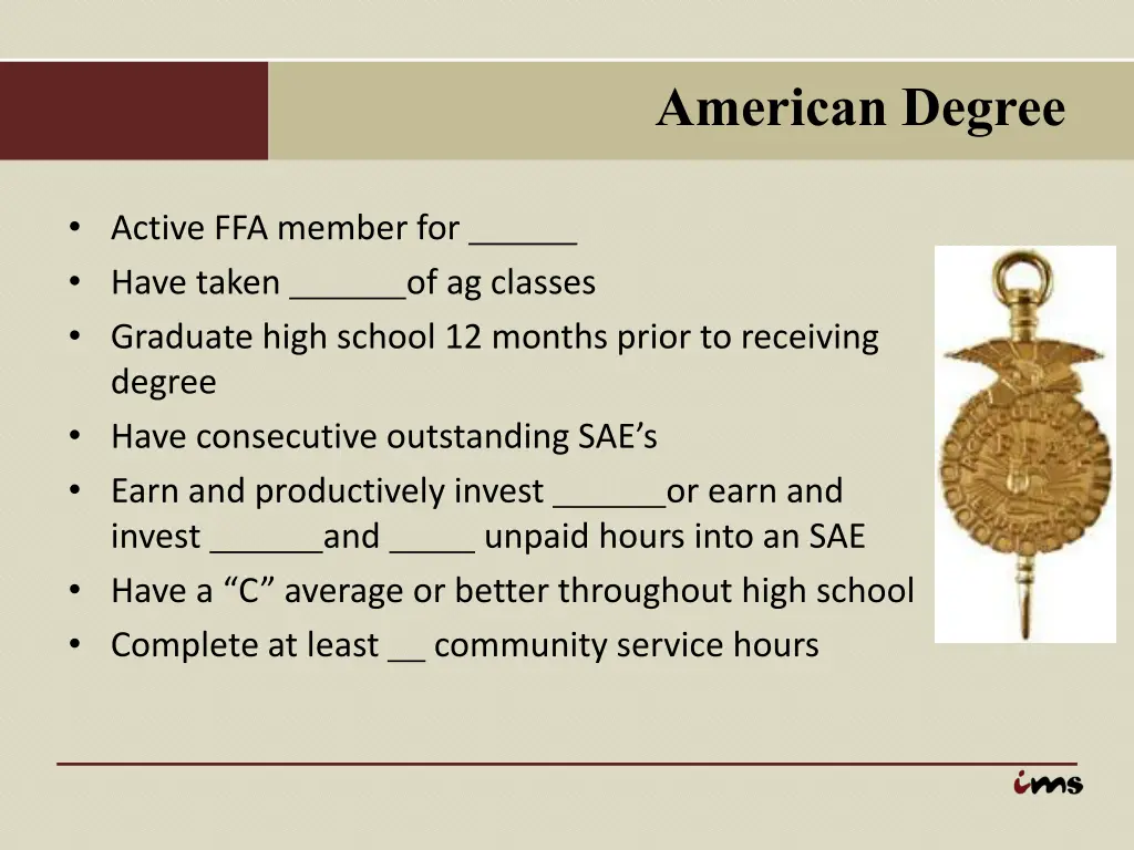 american degree