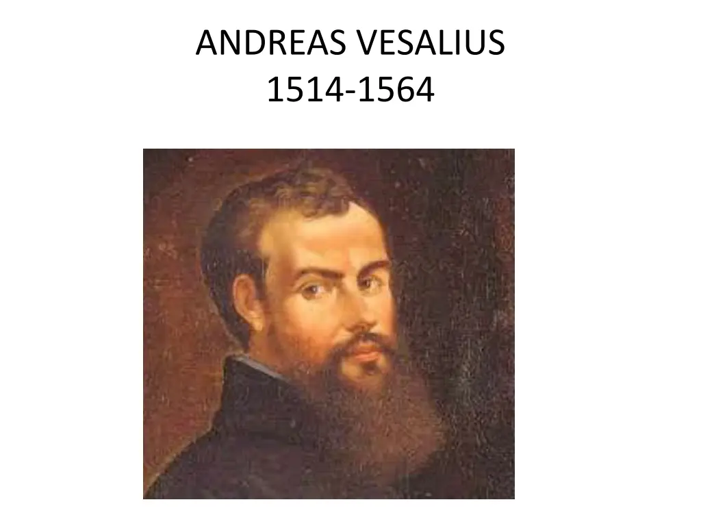 andreas vesalius 1514 1564