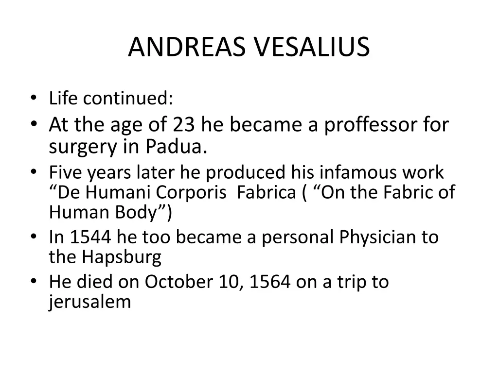 andreas vesalius 2