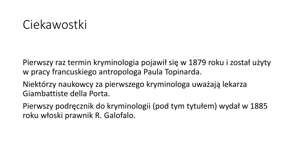 ciekawostki