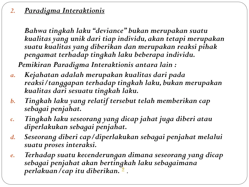 paradigma interaktionis