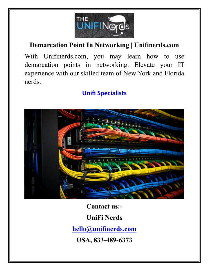 demarcation point in networking unifinerds com