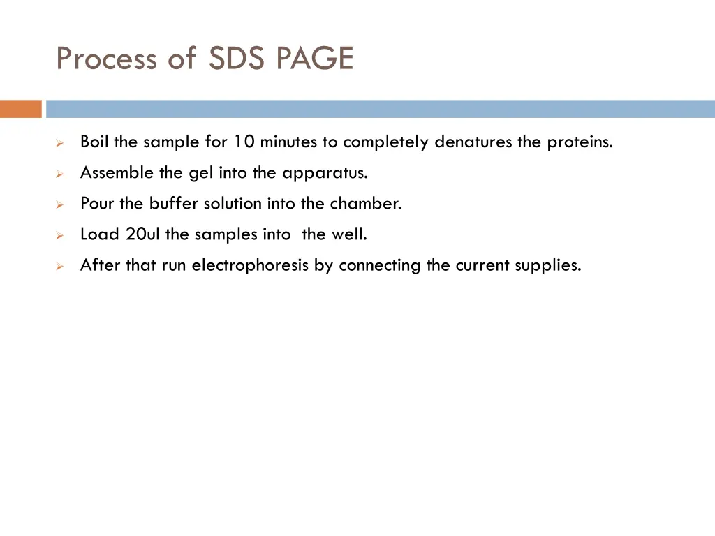 process of sds page