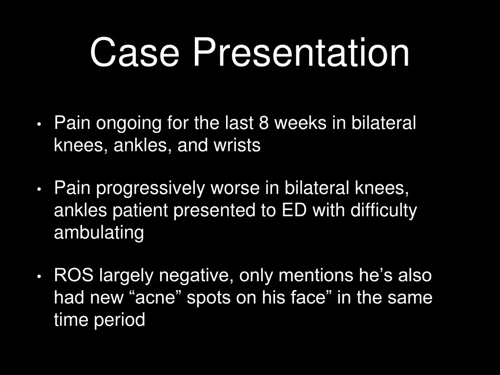 case presentation