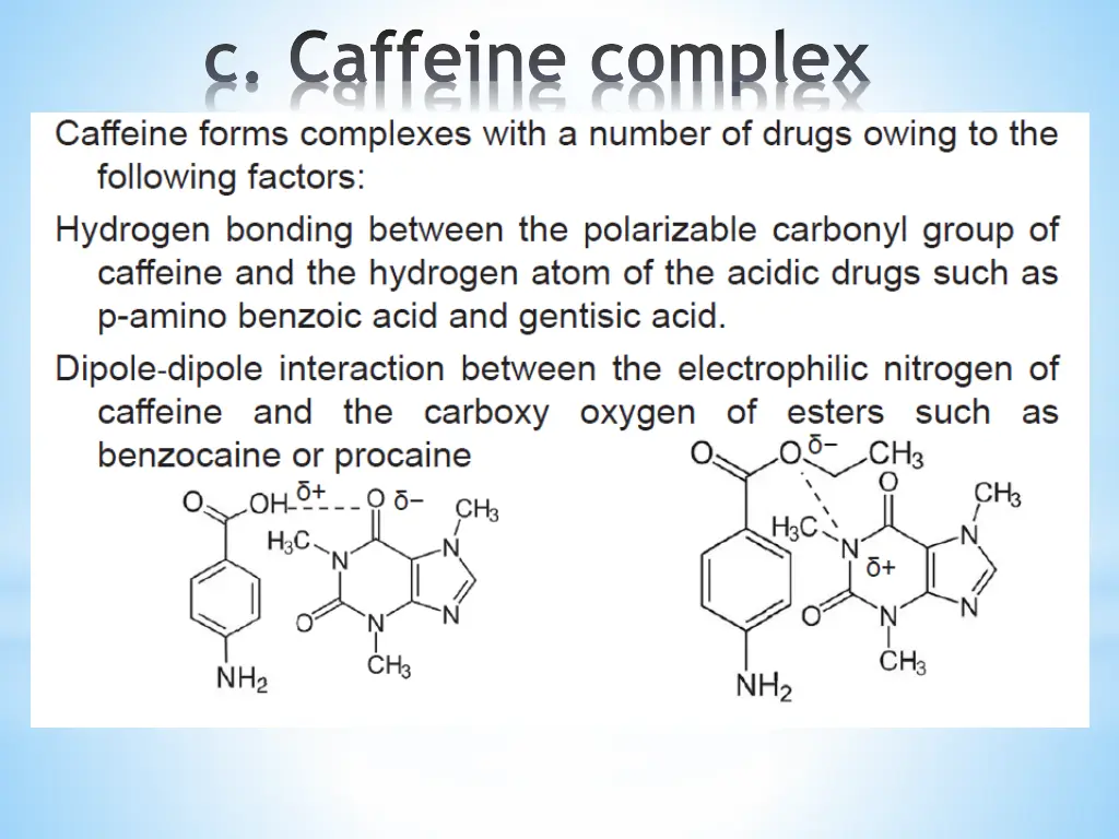 c caffeine complex
