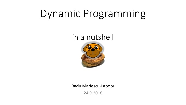dynamic programming