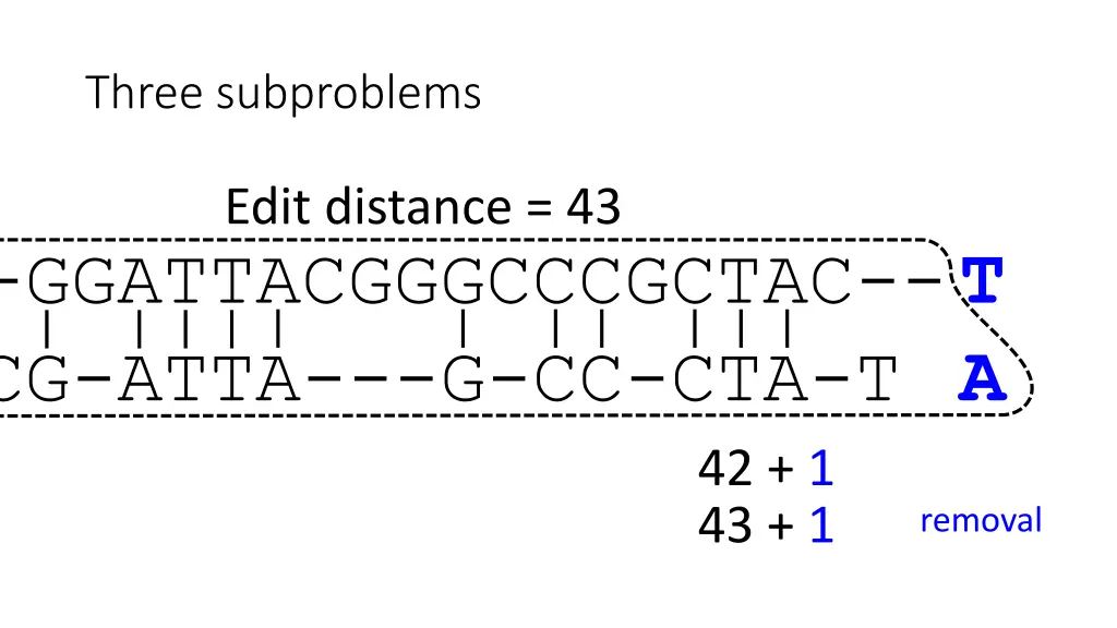 three subproblems 1