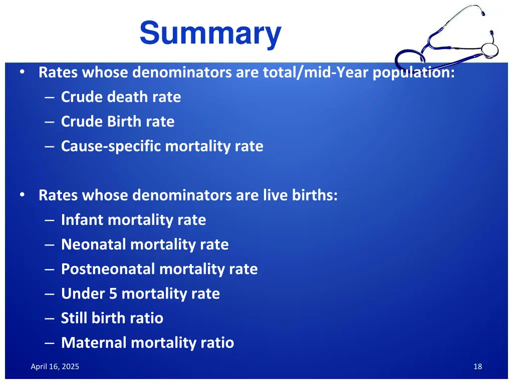 summary