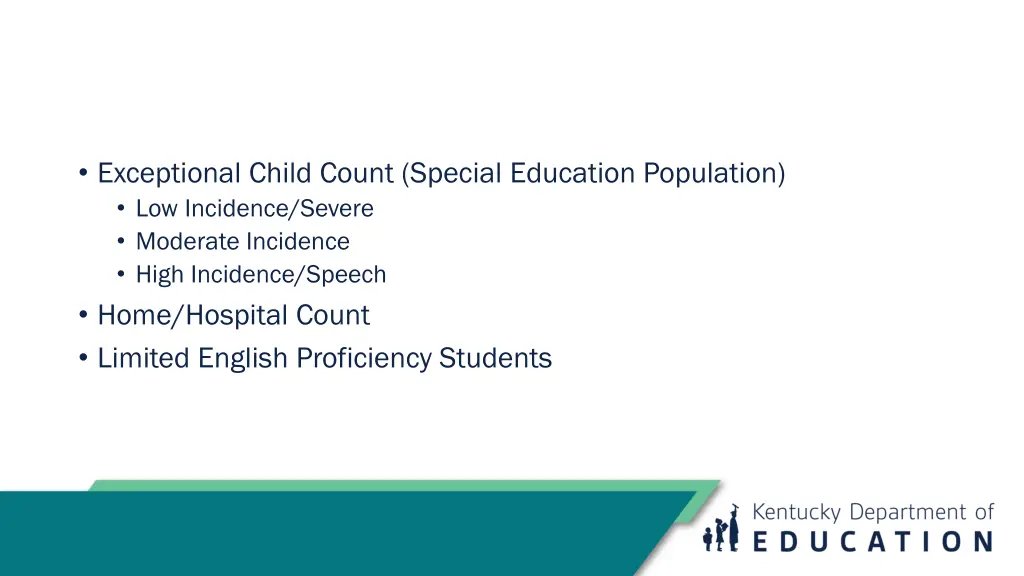 exceptional child count special education