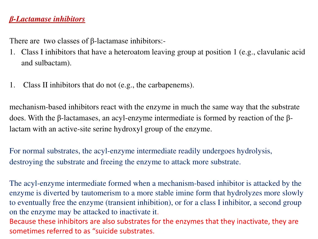 lactamase inhibitors