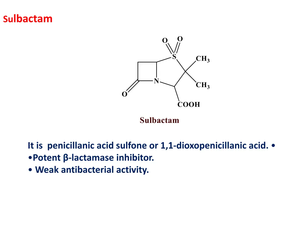 su lbactam