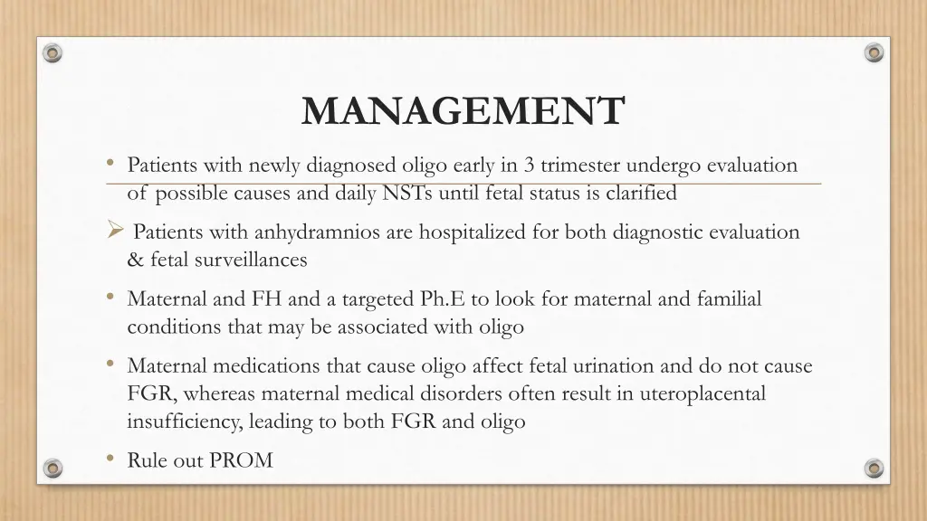 management