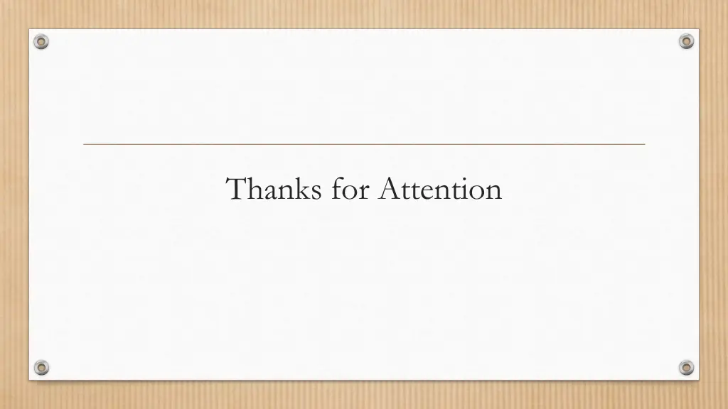 thanks for attention