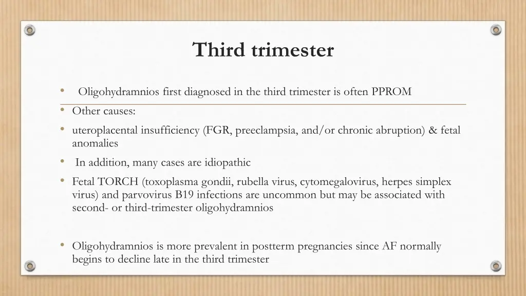third trimester