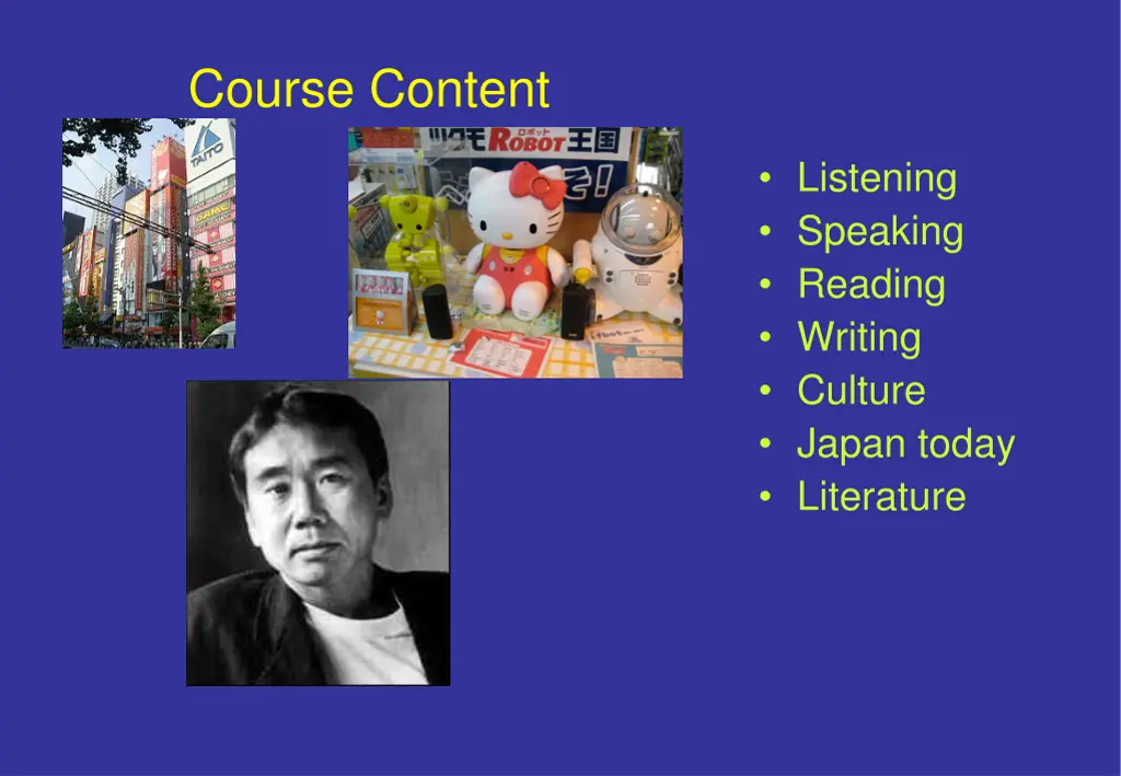 course content