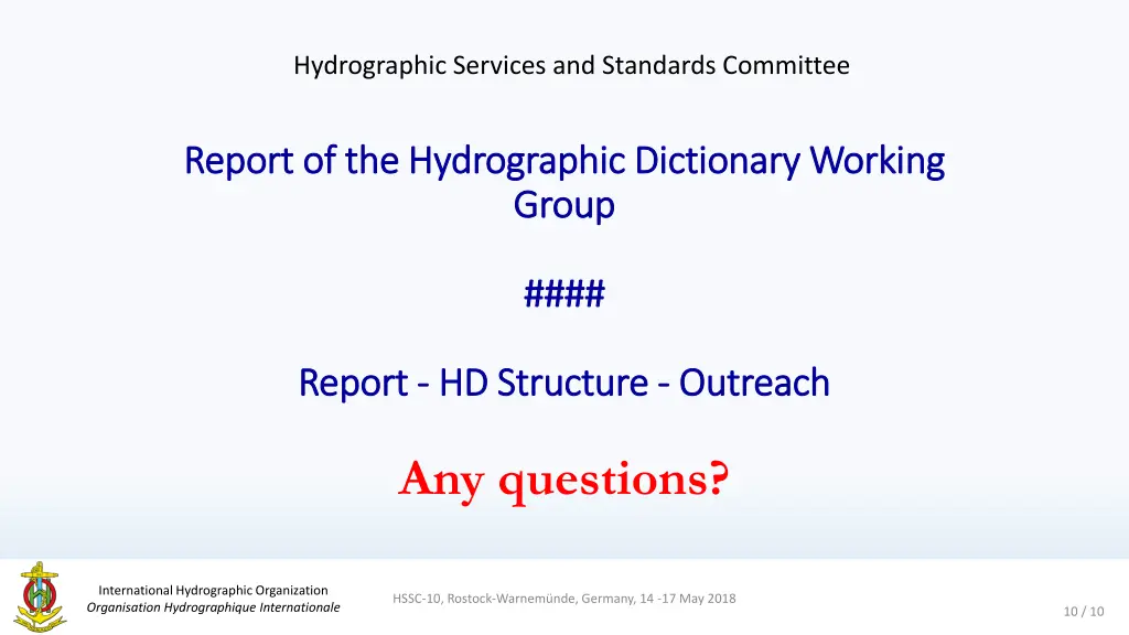 hydrographic services and standards committee 2