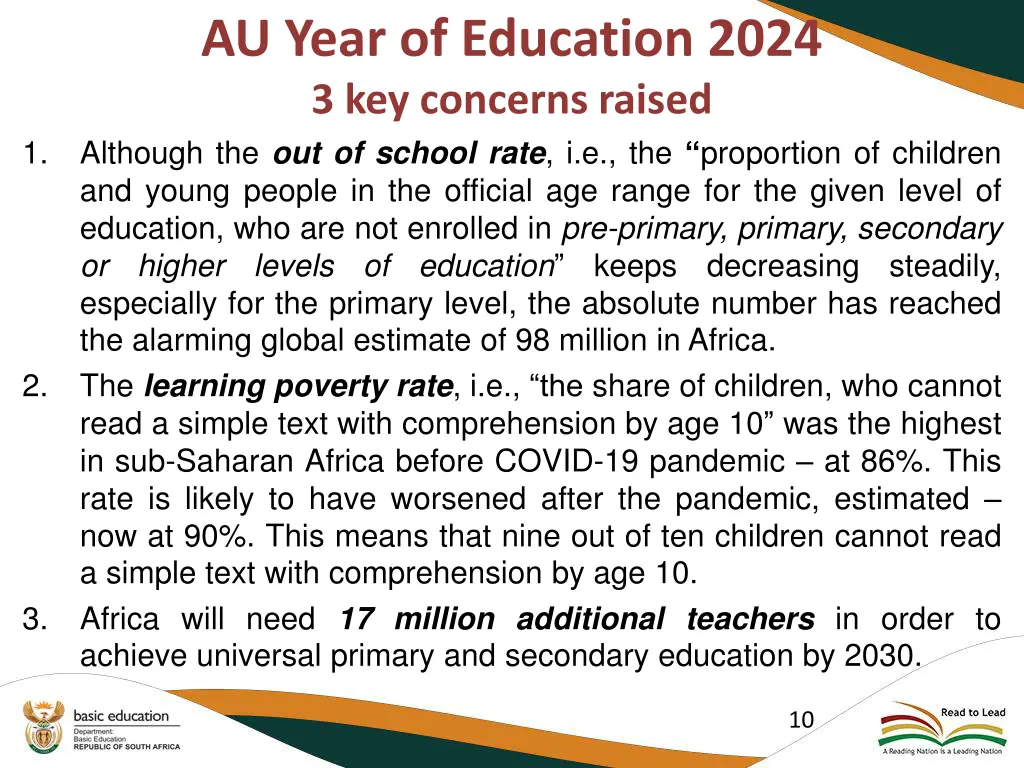 au year of education 2024 3 key concerns raised