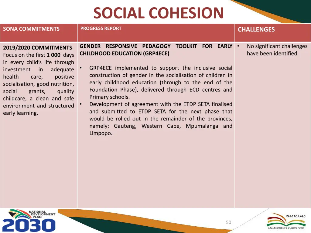 social cohesion