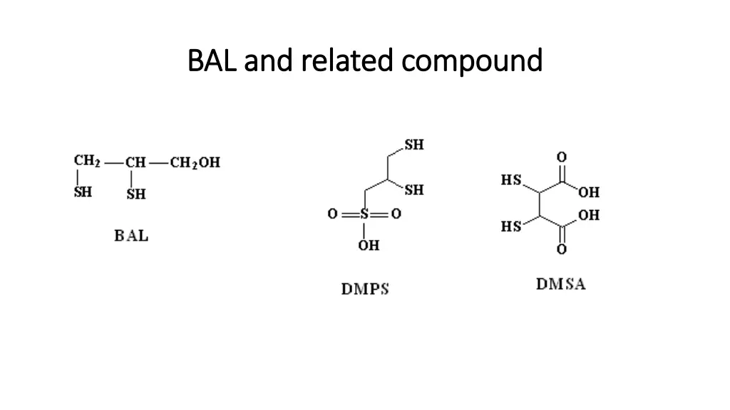 bal bal and related and related compound