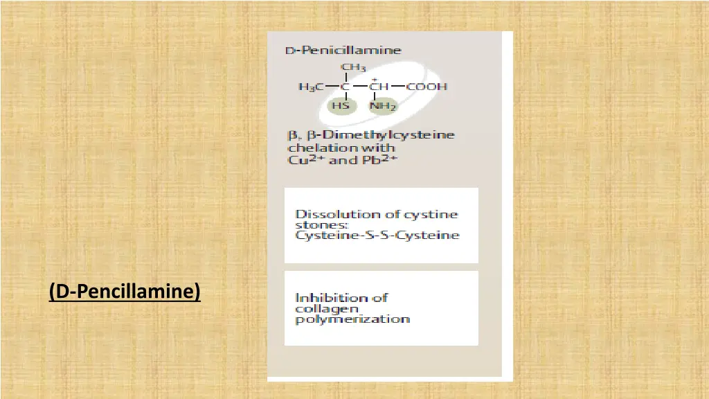 d pencillamine