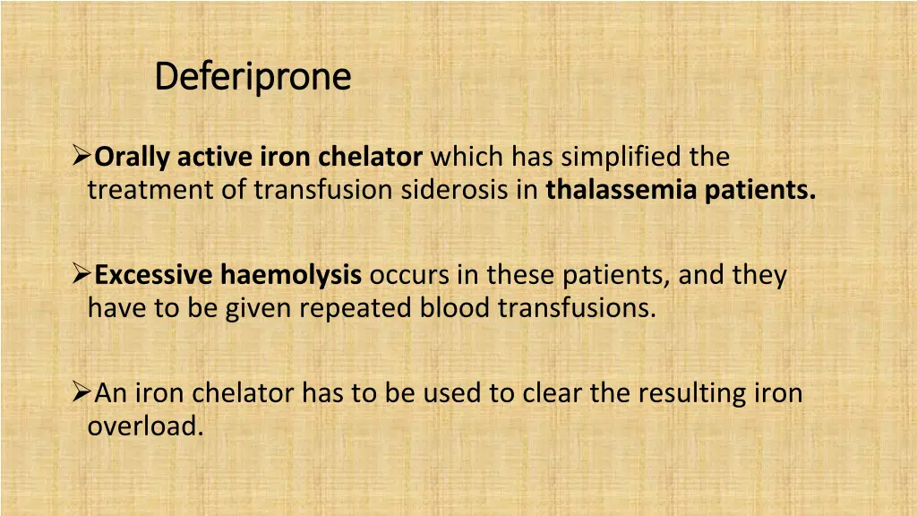 deferiprone deferiprone