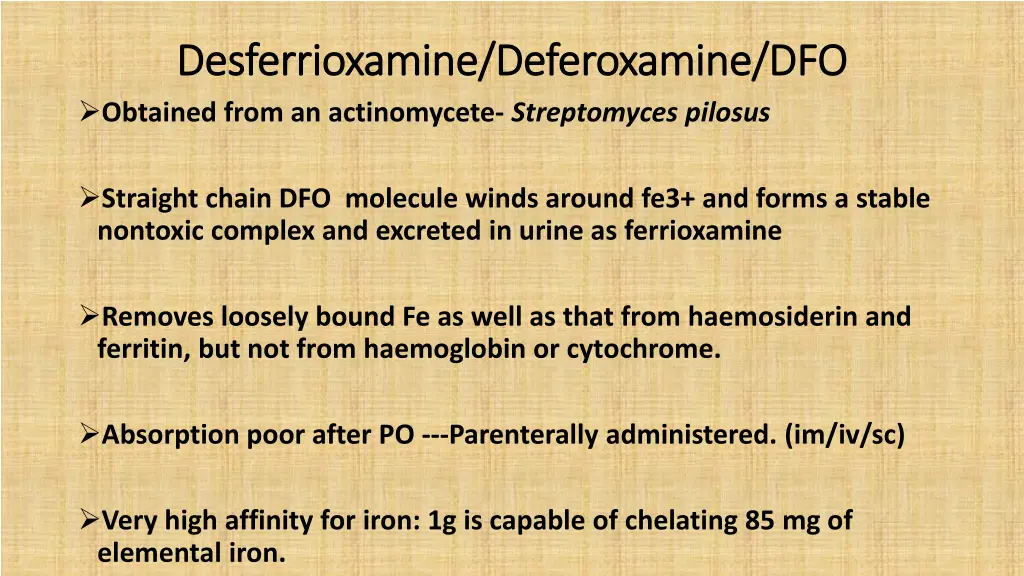 desferrioxamine desferrioxamine deferoxamine