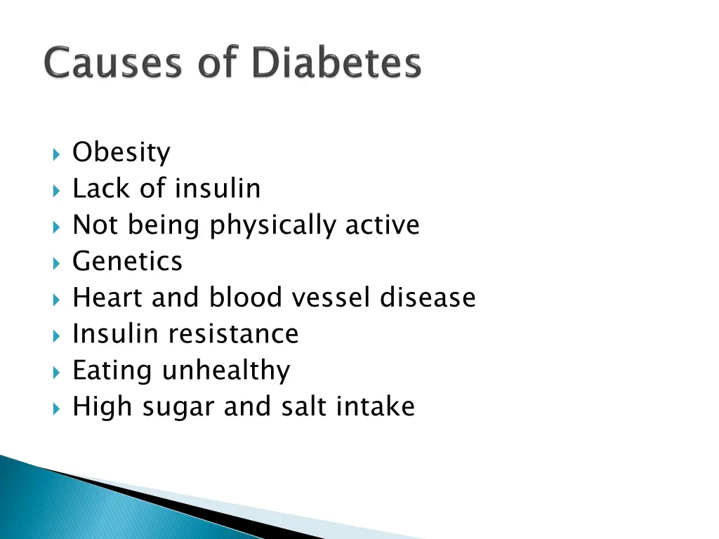obesity lack of insulin not being physically