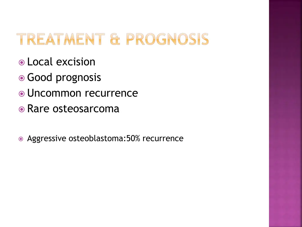 treatment prognosis