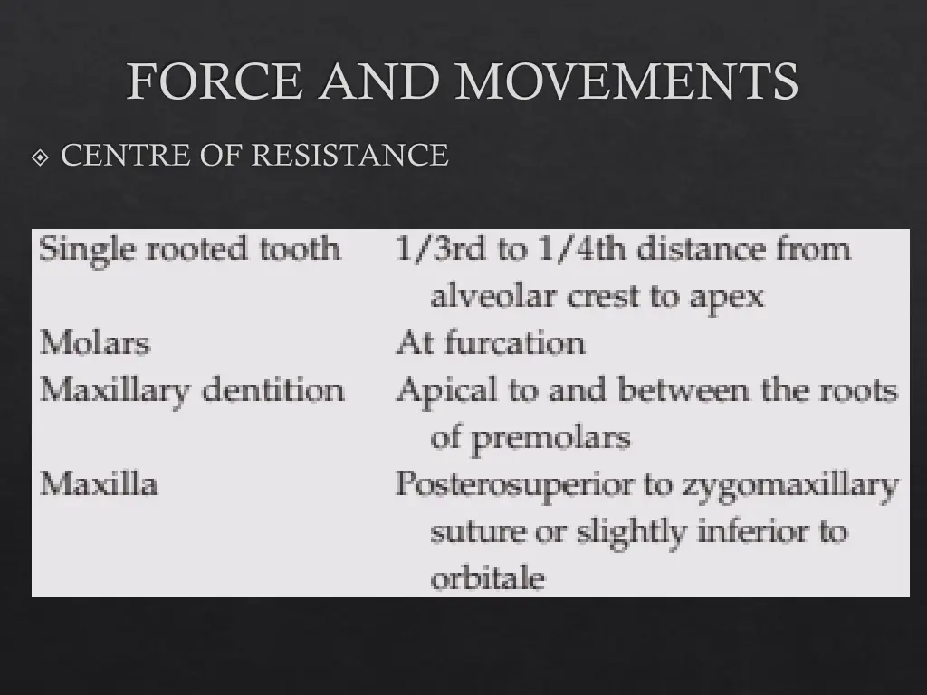 force and movements 2