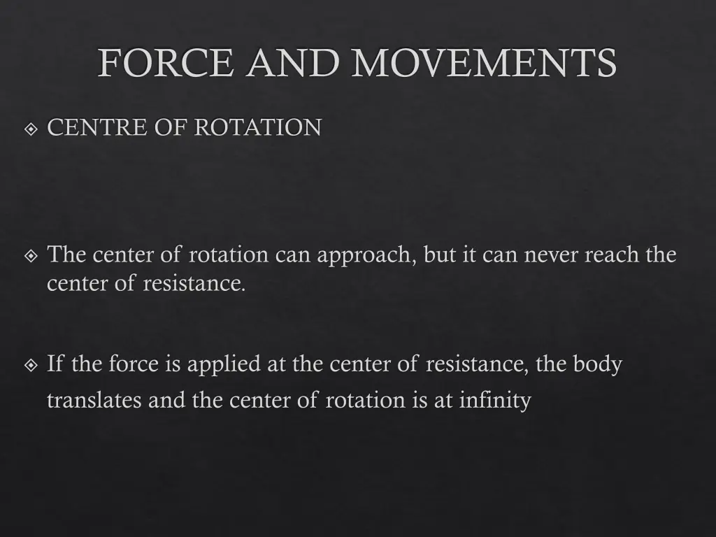 force and movements 8