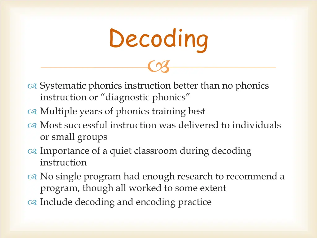 decoding 1