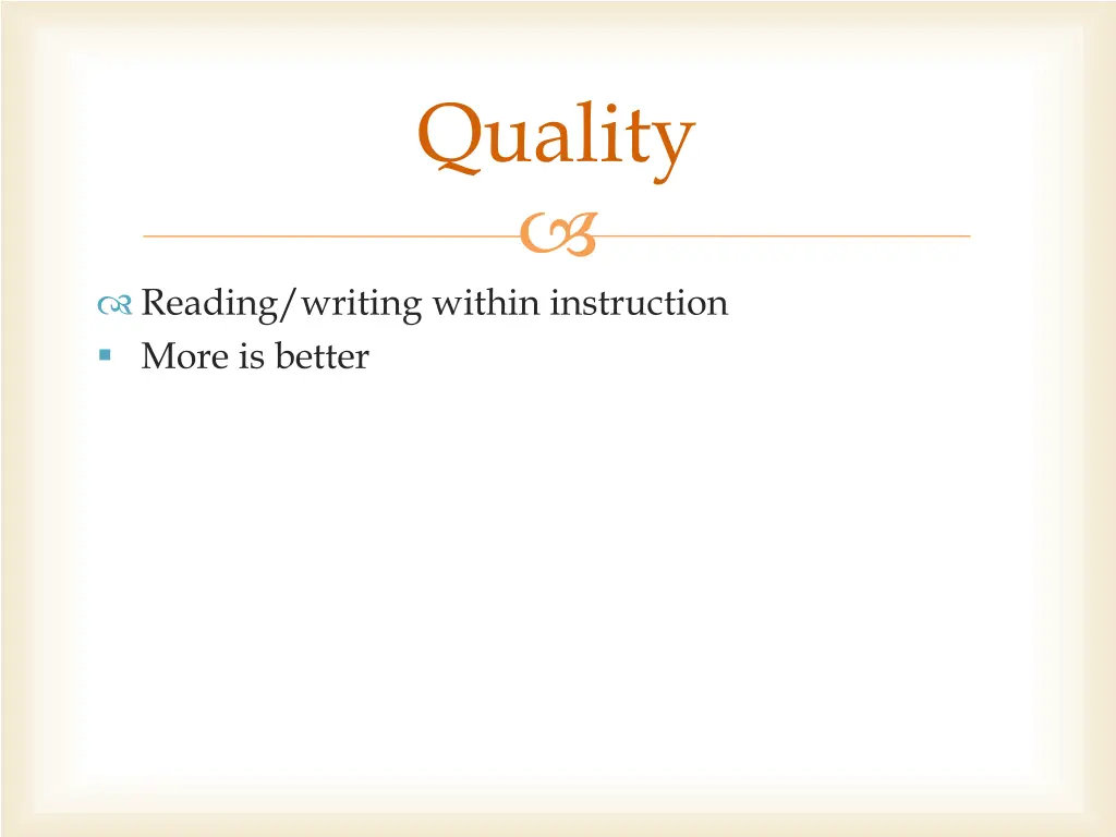 quality 5