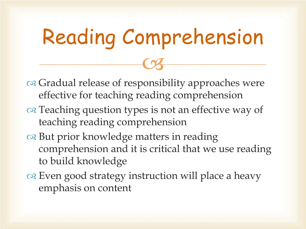 reading comprehension 1