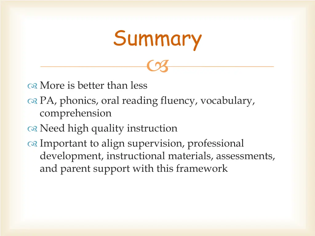 summary