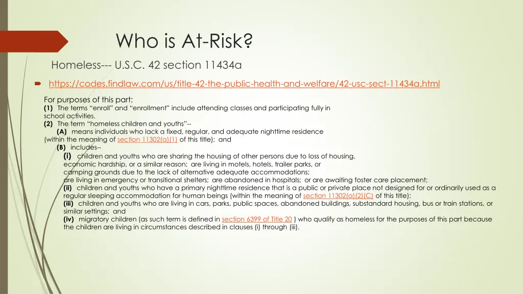 who is at risk
