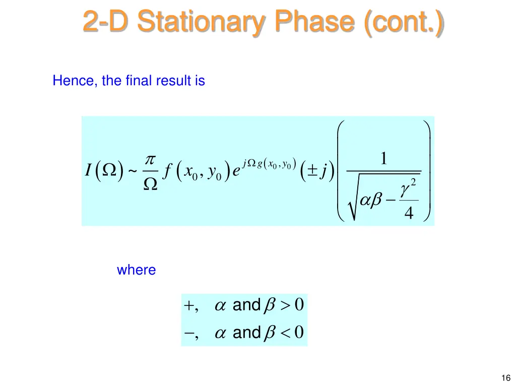 2 d stationary phase cont 13